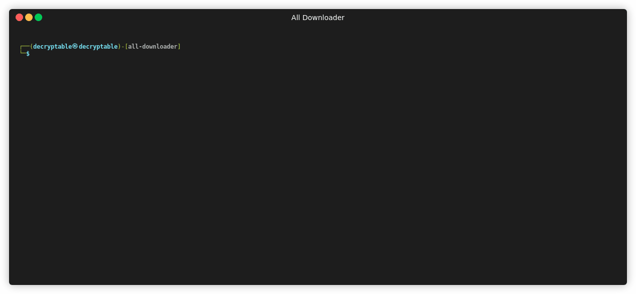All Downloader